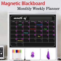 Schoolborden A3-formaat Magnetisch kinderen schoolbord Maandplanner voor kinderen Koelkaststicker Wit bord Berichttabel Menubord 231009