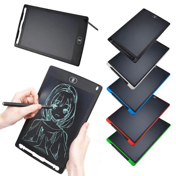 Pizarras Tableta de escritura LCD Regalo de Navidad para niños Tablero de dibujo eléctrico Tableta de escritura gráfica digital Almohadilla de dibujo con bolígrafo 12/10/8,5 pulgadas