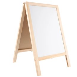 Schoolborden Draagbare schildersezels Vrijstaand krijtbord Studentenkrijtbord Uitwisbaar schrijven Klein bord 40x25cm Houten kinderwhiteboard Kind 231009