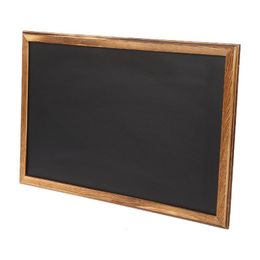 Blackboards rechthoek hangende houten boodschap Blackboard schoolbord WordPad teken Kids Writing Board Office School Supplies 230217