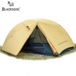 BLACKDEER Tente ultralégère pour 2 personnes, nylon 20D, tissu enduit de silicone, imperméable, sac à dos touristique, camping en plein air, 1,47 kg 240220