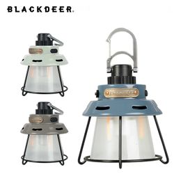 Blackdeer Portable Camping Lights Rechargeable LED Light Trekking Lantern Lantern Bulbe Tentes haute puissance Éclairage 4 Mode Lampe 240425