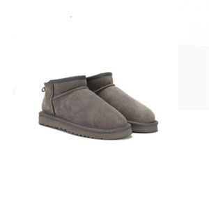 Blackdesigner pluizige sneeuwlaarzen mini dames winter laars bont slipper enkel wol schoenen schapenvacht lederen klassiek merk