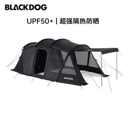 Tienda de túnel Blackdog, equipo para acampar al aire libre, una habitación, un pasillo, prevención de tormentas espesas