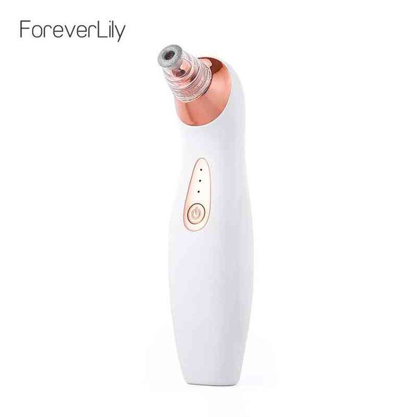 Blackhead Remover 4 Head Strong Vacuum Tool 3 niveaux Pimple Ance Blackhead Dirt Remove Nose Face Deep Cleaner soins de la peau grasse 220514