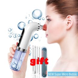 Comedondrukker Porie Stofzuiger Watercyclus Gezicht Zuig Comedo Extractor Tool Care Super Micro Bubble 240106