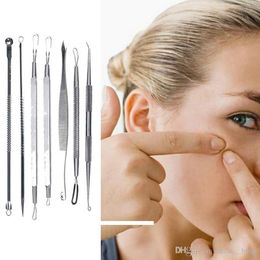 Blackhead Remover Tool Acne Comedone Pimple Blemish Extractor Tool Kit Set incloud box regalo de ventas para los clientes