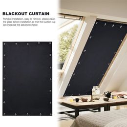 Blackout Blind Curtain pour la fenêtre Ajustement Autker Shade Drape Temporary Portable pour le salon Porte de fenêtre de la maison pour le balcon 240520