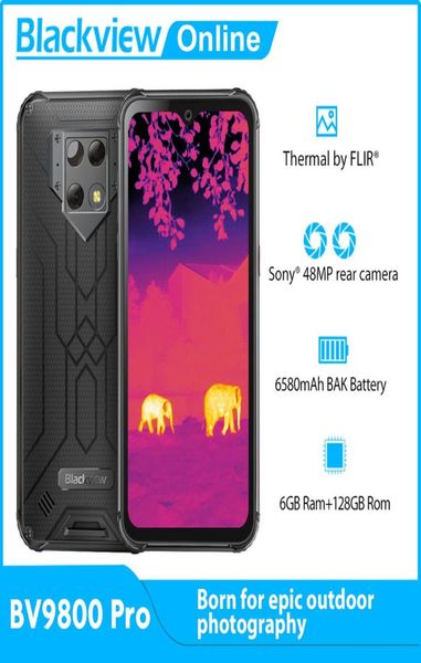 Blackview BV9800 Pro Smartphone con imagen térmica 48MP impermeable P70 6580mAh Android 90 6GB128GB carga inalámbrica teléfono resistente5470863