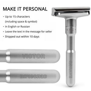 Blade Qshave Verstelbaar Veiligheid Razor Double Edge Classic Mens Shaving 16 File Removal Shaver met 5 Blades maken het persoonlijk