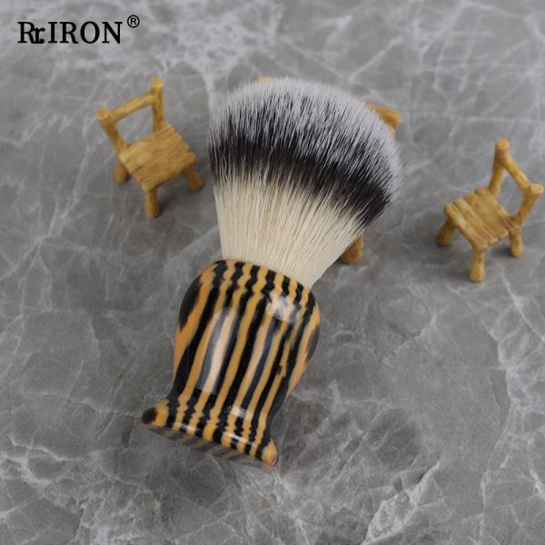 Blade RIRON – brosse de rasage en nylon doux pour hommes, outil de rasage pour Salon de coiffure, appareil de nettoyage de la barbe du visage