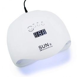 Blade Sun X5 Plus 54W Nageldroger Hine UV LED -lamp voor nagelsgel Pools uithardlamp met bodem 30/60/99S Timer LCD Display Manicure