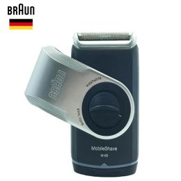 Blades Braunn Electriic Razor Shavers M60 Rasage mobile PORTABLE POSE DE SÉCURITÉ LAVABLE Épilation de cheveux à barbe pour les hommes