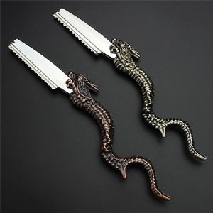 BLADES ONDEFOBISE manuelle coiffure Razor Longteng Calhegee Haircut Razor Blade Blade Holder Dragon Shape Brack