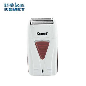 Lames Original Kemei finition fondu rasoir électrique Rechargeable cheveux barbe nettoyage rasoir électrique pour hommes tête chauve Machine à raser L2