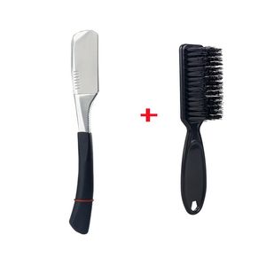 Blades Professionele enkele randscheermessen voor het scheren van mannen Face Body Razor Beard Care Tools Manual Men scheren kappersgereedschap Haarscheermessen