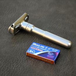 Blades Type universel Razor de sécurité en alliage pour les hommes Rasage à rasage ferme réglable Classic Double Edge Razors