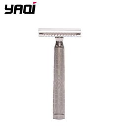 Blades Yaqi Nickle Color Mens Safety Razor voor man met flipside head