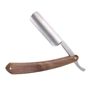 Blades Yintal Blank Men raser le rasoir droit Classic Pure Beech Wood Handle Razors Barber Razors aiguisé Razor de couteau préliminaire