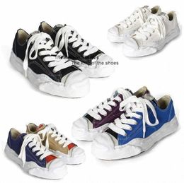Blakey schoenen Maison Mihara Yasuhiro Mmy Mens Leather Canvas High Low Cut Men Miharayasuhiro Shell Toe Cap Skate STC Sneakers Women LBV4