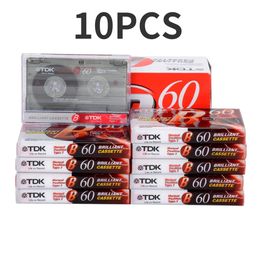 Disques vierges 10pcs lecteur de cassette standard vide 60 minutes d'enregistrement audio magnétique pour la musique vocale de haute qualité 231006