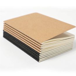 Blanco Kraft Paper Notepads B5 Student Oefening Boek 80 Sheets Cover Notebook Daily Notebooks Custom Logo A03