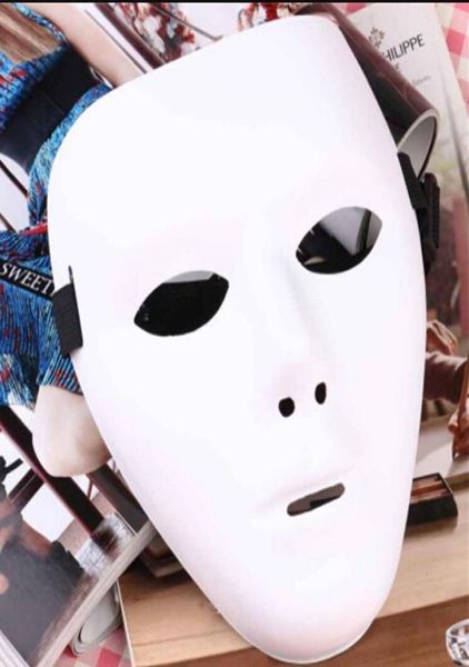 Masque vierge Jabbawockeez hip hop blanc masque vénitien carnaval masques mardi gras pour les balles de mascarade d'Halloween cosplay costume fes1772521