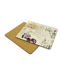 Vierge MDF Placemats pour sublimation Placemats en bois Rectangle Transfert de forme de forme bricolage Consomordin Consuable Consommation Wholes4874076