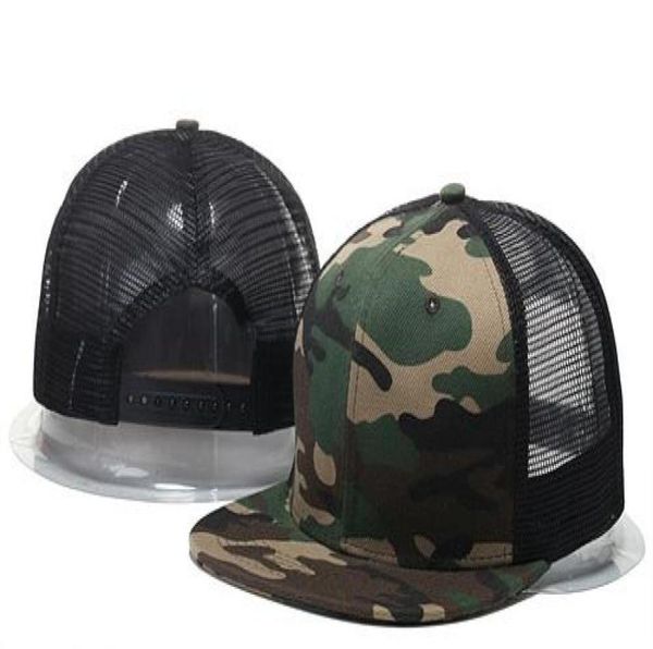 Blank Mesh Camo Baseball Caps 2020 Style Cool for Men Hip Hop Gorras Gorro Toca Toucas Bone Aba Reta Rap Rap Snapback Hats7531294