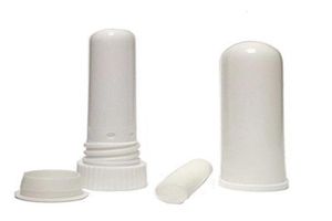 L'inhalateur nasal vierge bâillonne en plastique arôme en blanc