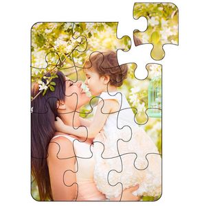 puzzle vierge pour impression par transfert de coeur par sublimation lumière perle puzzles en papier blanc personnalisation sublimation bricolage puzzles jouets pour enfants