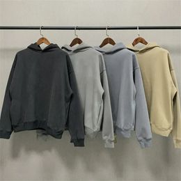 Blank saison 6 polaire haute qualité surdimensionné hommes femmes haute qualité pull à capuche sweats 240125