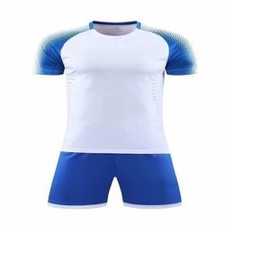 Lege Soccer Jersey Uniform Gepersonaliseerde teamoverhemden met shorts-bedrukte ontwerpnaam en nummer 18369