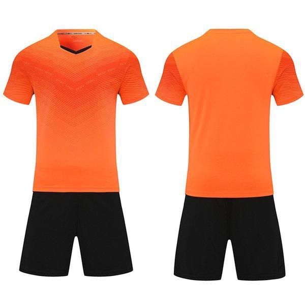 Uniforme de maillot de football vierge, chemises d'équipe personnalisées avec nom et numéro de conception imprimés en short 04