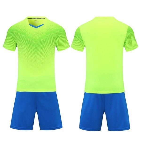 Uniforme de maillot de football vierge, chemises d'équipe personnalisées avec nom et numéro de conception imprimés en short 0154