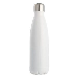 Sublimación en blanco 17 oz Botella de cola Frasco de vacío Botella de agua deportiva Termo de doble pared de acero inoxidable con tapa Xu 0120
