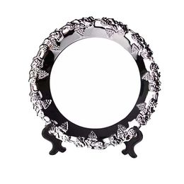 Blanco sublimatie souvenir metalen plaat 8 inch raarloos staal award lade fotolijst voor bruiloftsevenement