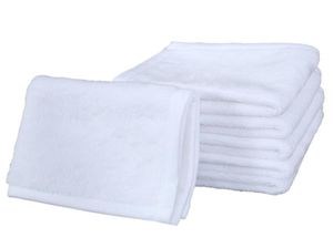 Blanco sublimatie handdoek polyester katoen 3030 cm handdoek leeg witte vierkante handdoek Diy printing home el handdoeken zachte handdoeken 7502930