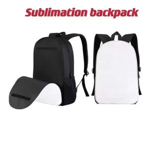 Blank Wholesale Sublimation Autres sacs à dos Diy Supplies Office Impression de transfert de chaleur Sac étudiant en polyester personnel FY4509 JY12