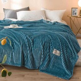 Manta Barata de alta calidad 200x230cm Manta súper suave manta de lana en la cama colchas R230616