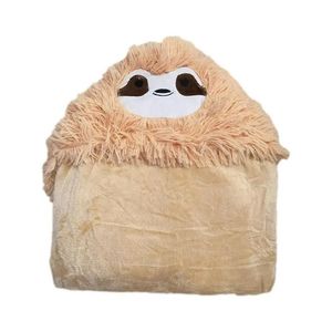 Couverture à capuche, Cape enveloppante, portable, Animal de dessin animé, Cape confortable et douce pour filles, adultes et enfants, 230928