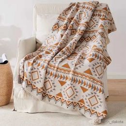 Manta mancha tejida manta suave decoración del hogar sofá Cobertor R230616