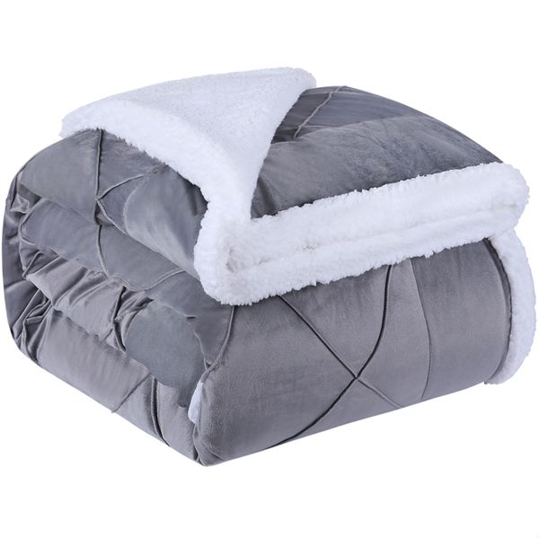 Couverture Olanly Furry jeter chaud cachemire couvre-lit doux poilu hiver lit couvre Plaid canapé couverture polaire chambre décor 221122