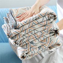 Dekens 100% katoenen mousseline zomer deken bed bank reizen ademende chique bohemia large soft throw deken para deken 230320