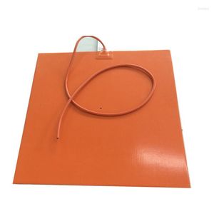 Couvertures 1000x1000mm avec dos adhésif et thermistance NTC 100K 220v chauffage en caoutchouc de Silicone pour couverture d'imprimante 3D