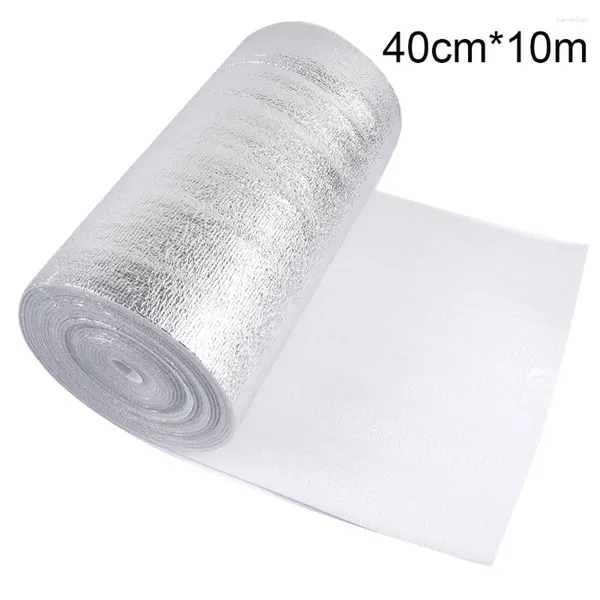 Couvertures 10m surdimension du soleil Protector Pad Maison d'isolation épaisse Film d'isolation décoration Aluminium Foil Thermal Winter