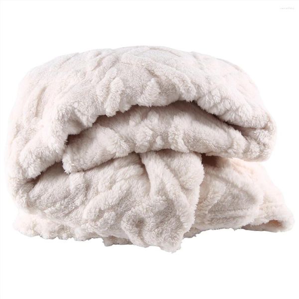 Mantas 120x200 cm Lanzando toalla de baño Super suave Color sólido cálido y manta de felpa superfina