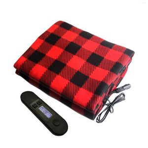 Couvertures 12V voiture couverture chauffante Polyester matériel hiver électrique coussin chauffant épaule cou châle USB allume-cigare Charge