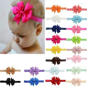 Couvertures 20 PCS / Lot Girl Hair Bow Band Bands élastiques pour les accessoires pour enfants pour enfants nourrissants nés