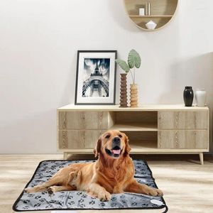 Mantas Almohadilla de calentamiento ajustable de 3 velocidades para protección para perros con mascota eléctrica de la alfombrilla caliente calentada Manta impermeable